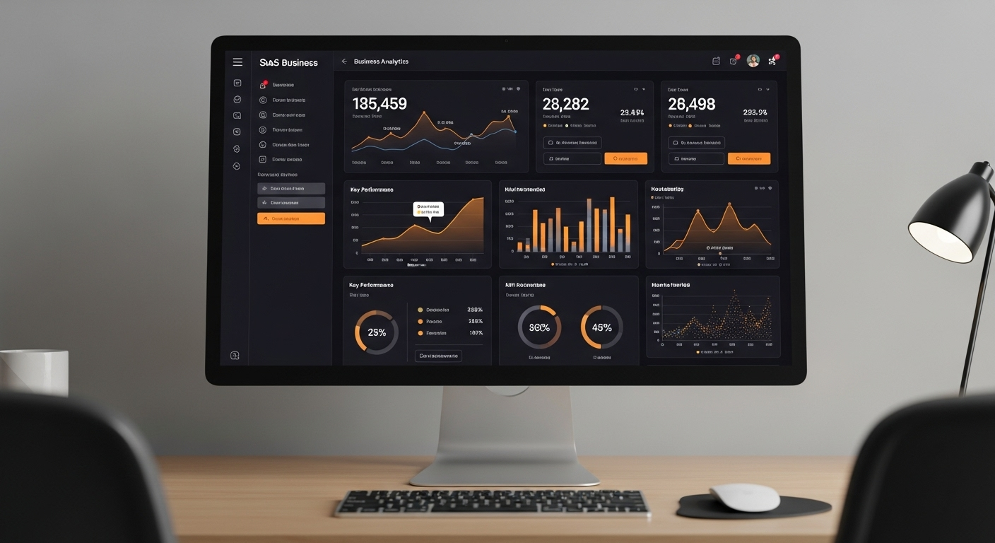 SaS Business analytics dashboard